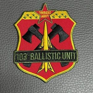 Portland Timbers Army 103 Ballistic Unit Patch 2124 Sectionals FC Soccer Merch - Picture 1 of 5