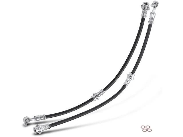 Juego de mangueras de freno delanteras para Nissan Máxima 2016-2019 3,5 L V6 2017 2018 JG849QP Foto 1 de 1