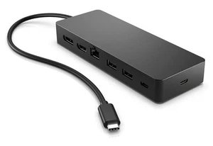 HP USB C Docking Station, 7 in 1 Docking Station 3 Monitors with Dual HDMI 4K@60 - Afbeelding 1 van 7