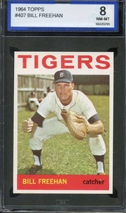 Billete Freehan Isa 1964 Topps #407 8 tigres centrado *Adt5244  - Imagen 1 de 2