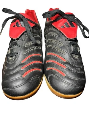 Adidas Predator Pulsado II Negro/Rojo Fútbol Interior Hombre Zapatos Talla 11.5, 133948 Foto 1 de 4