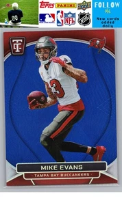2024 Panini Totally Certified #88 Mike Evans Mirror Platinum Blue #/149 - Bild 1 von 2