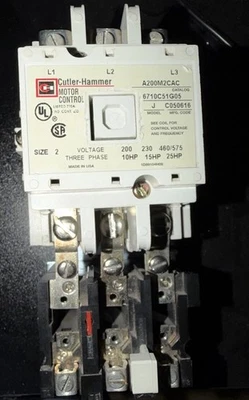 Martillo cortador restaurado tamaño 2 motor arranque estado bobina 120V Foto 1 de 2