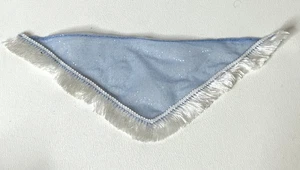 Vintage Barbie Fashion's glitzernd blau Fransenborte Halstuch Schal RAR - Bild 1 von 3