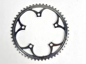 Vintage Shimano 9 Speed Road Chainring SG B-53t x 130 mm BCD Bicycle aluminum - Picture 1 of 14