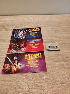 Tiger Electronics Star Wars Original Trilogy Quiz Wiz 3 Books & Cartridge Only! - Picture 1 of 8