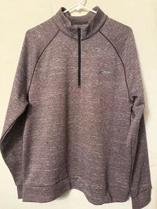 MENS GREG NORMAN PULLOVER 1/4 ZIP L/S GOLF TRAVEL WORSHIP ATHLEISURE SPORT L - Picture 1 of 13