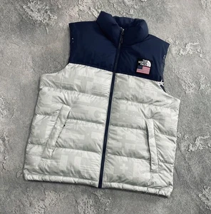 The North Face 2018 USA Olympic IC Nuptse Down 700 Puffer Men's Vest Size L - Picture 1 of 24
