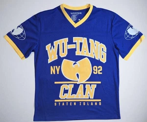 LIMITED EDITION Wu-Tang Clan Jersey Style Shirt Small Herren Blau Neu Wu-wear 90s - Bild 1 von 6