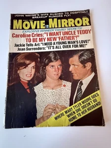 VINTAGE MAY 1973  MOVIE MIRROR MAGAZINE - CAROLINE KENNEDY ON COVER - Picture 1 of 3