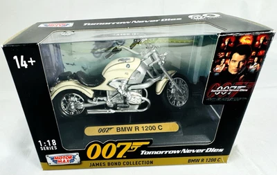 Джеймс Бонд MOTORMAX BMW R 1200 C TOMORROW NEVER DIES 60-я ГОДОВЩИНА - Изображение 1 из 4