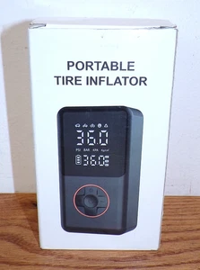 Portable Tire Inflator, Cordless, Digital, Car Bike Motorcycle Ball Custom Modes - Picture 1 of 2