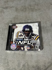 NFL 2K2 (Sega Dreamcast, 2001) Complete CIB Tested And Working