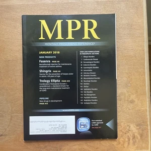 MPR Monthly Prescription Reference January 2018 - Foto 1 di 6