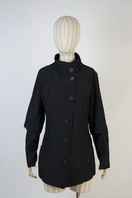 Copine черная куртка кнопка спереди размер 38 средней длины - Изображение 1 из 4