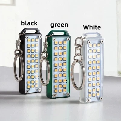 USB Rechargeable LED Small Flashlight Portable Mini LED keychain  Emergency - Image 1 of 4