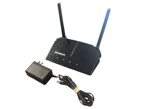 Netgear AX1800 Dual Band 4-Stream RAX10 1.8 GBPS WiFi 6 Router - Black With Cord - Picture 1 of 3