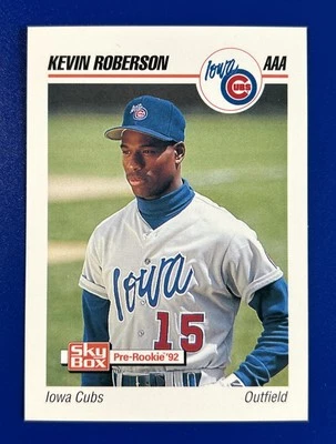 1992 SkyBox Baseball AAA Kevin Roberson Iowa Cubs #106 - Image 1 of 2