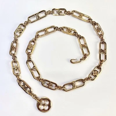 Cinturón cadena Louis Vuitton My LV M8244Z oro 97 cm Foto 1 de 4