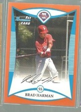  2008 Bowman Prospects Orange #BP99 Brad Harman 080/250 (ref40281)