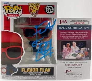 Funko Pop firmado Flavor Flav! Vinilo #374 A autógrafo Public Enemy certificado de autenticidad JSA - Imagen 1 de 6