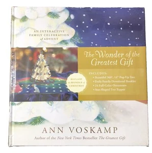 La Maravilla del Más Grande Libro de Regalo Pop Up Árbol Adviento Voskamp NUEVO Sellado - Imagen 1 de 4