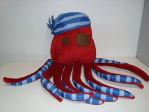 Circo Pirate Oktopus Kissen Plüschtier 24" (mit Beinen) Augenklappe Ziel - Bild 1 von 6