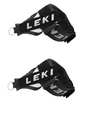 Leki Trigger Shark Schlaufe S - M - L für Nordic Walking Stöcke schwarz silber - Bild 1 von 4