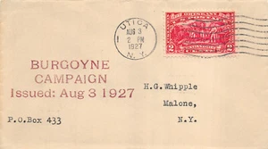 644 2c Burgoyne Campaign Utica, NY machine cancel, Unknown rubber stamp [833158] - Picture 1 of 1
