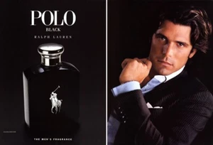 2008 Ralph Lauren Polo Nacho Figueras Black 2-page MAGAZINE AD - Picture 1 of 1