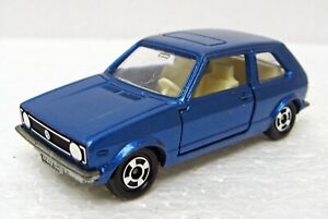 Vintage Volkswagen VW Golf GLE blue TOMICA F5 Japan M