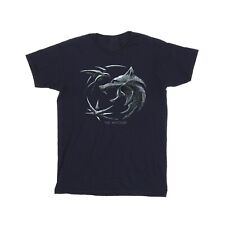Netflix Mens The Witcher Wolf Logo T-Shirt (BI52196)