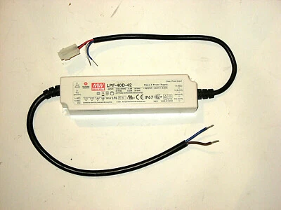 Mean Well LPF-40D-42 LED-Treiber 40W ,100-240V/0,6A, Ausgang 42V/0,96A Dimmbar - Bild 1 von 2