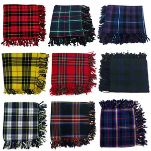PIPER SCOZZESE KILT FLY PLAID VARI TARTAN 48" X 48"/KILT FLY PLAID UNEED - Foto 1 di 14