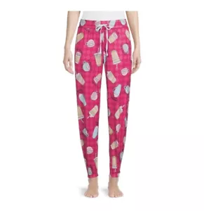 Secret Treasures Womens M (8-10) Coffee Sleep Jogger Pajama Pants • Pink - Picture 1 of 6