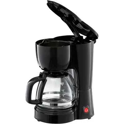 Mainstays 5 Cup Black Coffee Maker - Black - Image 1 of 4