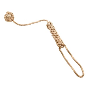 Cuerda de algodón y cáñamo bola redonda látigo paleta BONDAGE - Imagen 1 de 10