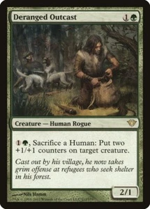 1x Deranged Outcast - NM - Dark Ascension - SPARROW MAGIC mtg - Picture 1 of 1
