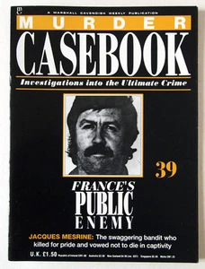 MURDER CASEBOOK / FRANCE'S PUBLIC ENEMY No. 1 / JACQUES MESRINE - Imagen 1 de 1