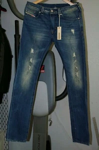 Herren Diesel Thavar Wash 0800X Slim Skinny Jeans  - Bild 1 von 12