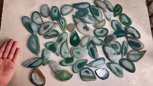 wholesales 53pcs 1425g Natural onyx agate cut and polish slab healing - druzzy - Picture 1 of 4