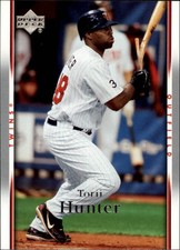 2007 Upper Deck Minnesota Twins Baseball Card #812 Torii Hunter