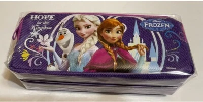 Disney Frozen Purple  Pencil Case With 2 Zippers!New With Tag! - Image 1 of 2