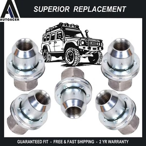 AUTOACER -5p Wheel Lug Nuts M14x1.5 for Land Rover Discovery LR2 LR4 Range Rover - Picture 1 of 7
