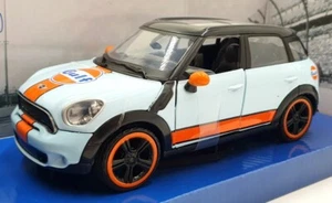 Motor Max 1/24 Scale Diecast 79653 - Mini Cooper S Countryman - Gulf - Picture 1 of 5