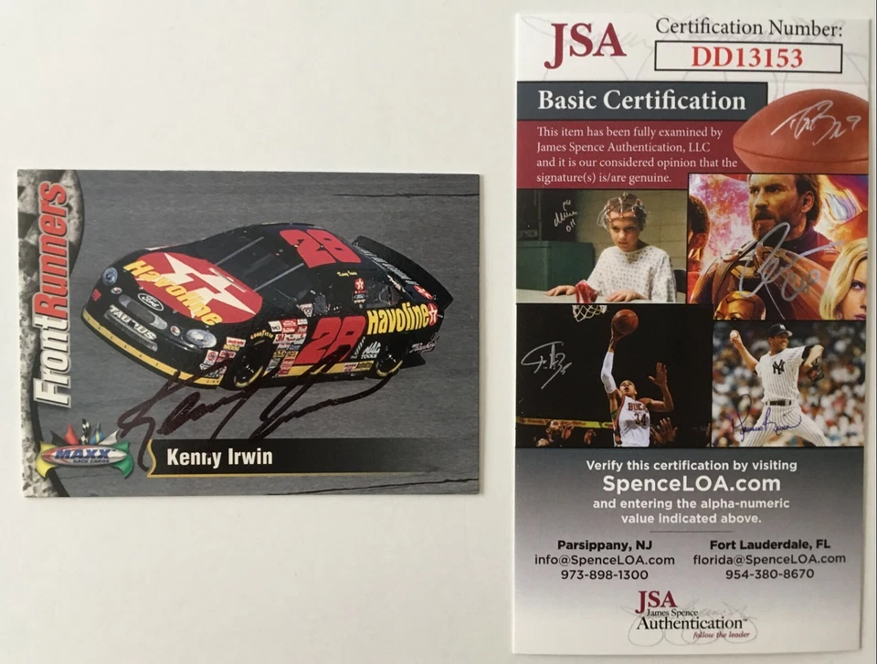 Kenny Irwin Signed Autographed 1998 Upper Deck Maxx Card #105 JSA Certified - Image 1 of 1