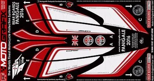 Ducati Panigale 1299 / S 959 2015 16 Rear Seat Number Board Motografix Protector - Picture 1 of 1
