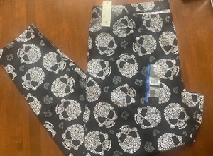 NWT Halloween No Boundaries Skull Floral Leggings Juniors XXXL (21) - Picture 1 of 3