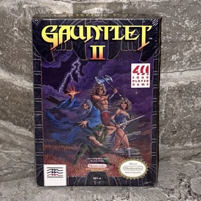 New NES 1990 Gauntlet 2 II Factory Sealed H-Seam Nintendo Game - Image 1 of 4