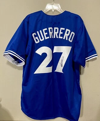 Vladimir Guerrero Jr. Signed Autographed Jersey Toronto Blue Jays MVP JSA COA - Image 1 of 4
